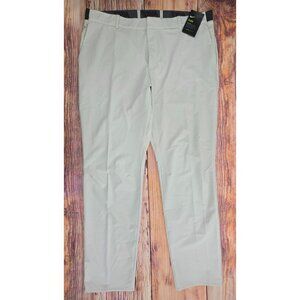 Nike Flex Mens Golf Pants Size 38X32 Light Gray Dri-Fit Performance NWT NEW